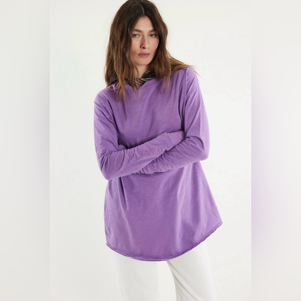 NWOT We The Free Arden Tee In Color Bellflower